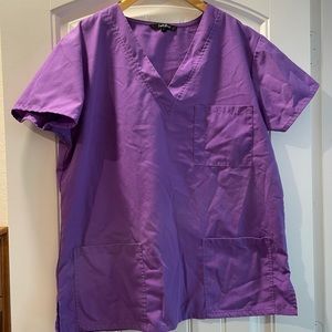 Purple Scrub Set